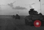 Image of British 8th Army tanks North Africa, 1942, second 40 stock footage video 65675050512