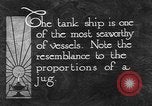 Standbild Öl Schiff Tank United States USA, 1923, aus Sekunde 8 historischem Filmmaterial Videoclip 65675050531