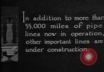 Standbild Öl Leitungssystem United States USA, 1923, aus Sekunde 43 historischem Filmmaterial Videoclip 65675050540