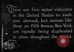 Image of motor vehicles New York City USA, 1923, second 3 stock footage video 65675050545