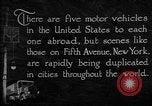 Image of motor vehicles New York City USA, 1923, second 9 stock footage video 65675050545