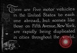 Image of motor vehicles New York City USA, 1923, second 14 stock footage video 65675050545