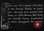 Image of motor vehicles New York City USA, 1923, second 17 stock footage video 65675050545