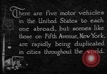 Image of motor vehicles New York City USA, 1923, second 23 stock footage video 65675050545
