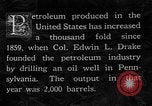 Standbild Bohren von Öl United States USA, 1923, aus Sekunde 23 historischem Filmmaterial Videoclip 65675050546
