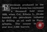Standbild Bohren von Öl United States USA, 1923, aus Sekunde 27 historischem Filmmaterial Videoclip 65675050546