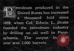Standbild Bohren von Öl United States USA, 1923, aus Sekunde 30 historischem Filmmaterial Videoclip 65675050546