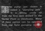 Image of crude oil Oklahoma United States USA, 1923, second 27 stock footage video 65675050548