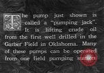 Image of crude oil Oklahoma United States USA, 1923, second 35 stock footage video 65675050548