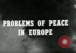 Standbild Rekonstruktionsprobleme im Nachkriegs-Europa Europa, 1946, aus Sekunde 34 historischem Filmmaterial Videoclip 65675050559