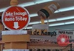 Image of 1950s supermarket in America Yonkers New York USA, 1958, second 1 stock footage video 65675050577