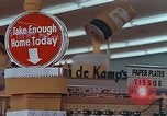 Image of 1950s supermarket in America Yonkers New York USA, 1958, second 3 stock footage video 65675050577