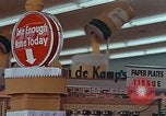 Image of 1950s supermarket in America Yonkers New York USA, 1958, second 6 stock footage video 65675050577
