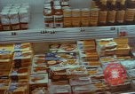Image of 1950s supermarket in America Yonkers New York USA, 1958, second 32 stock footage video 65675050577