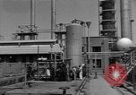 Image of oil pumping station Iran, 1951, second 31 stock footage video 65675050593