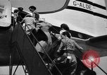 Image of British nationals board aircraft Iran, 1951, second 10 stock footage video 65675050594