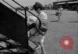 Image of British nationals board aircraft Iran, 1951, second 28 stock footage video 65675050594