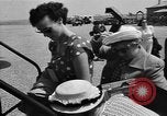 Image of British nationals board aircraft Iran, 1951, second 33 stock footage video 65675050594