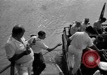 Image of British nationals leave by ferry Iran, 1951, second 22 stock footage video 65675050597