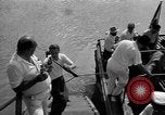 Image of British nationals leave by ferry Iran, 1951, second 23 stock footage video 65675050597