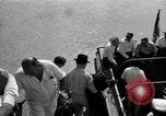 Image of British nationals leave by ferry Iran, 1951, second 31 stock footage video 65675050597