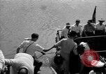 Image of British nationals leave by ferry Iran, 1951, second 32 stock footage video 65675050597