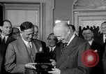 Image of President Eisenhower Washington DC USA, 1954, second 13 stock footage video 65675050605