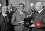 Image of President Eisenhower Washington DC USA, 1954, second 16 stock footage video 65675050605
