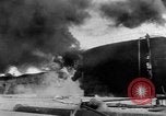 Image of oil fire Rotterdam Netherlands, 1954, second 5 stock footage video 65675050606