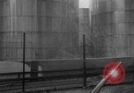 Image of oil fire Rotterdam Netherlands, 1954, second 20 stock footage video 65675050606