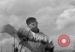 Standbild Cleveland Indians baseball team in Spring Training Tucson Arizona USA, 1954, aus Sekunde 25 historischem Filmmaterial Videoclip 65675050607