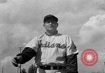 Standbild Cleveland Indians baseball team in Spring Training Tucson Arizona USA, 1954, aus Sekunde 27 historischem Filmmaterial Videoclip 65675050607
