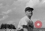 Standbild Cleveland Indians baseball team in Spring Training Tucson Arizona USA, 1954, aus Sekunde 31 historischem Filmmaterial Videoclip 65675050607