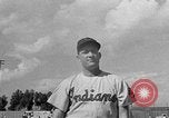 Standbild Cleveland Indians baseball team in Spring Training Tucson Arizona USA, 1954, aus Sekunde 32 historischem Filmmaterial Videoclip 65675050607