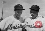 Standbild Cleveland Indians baseball team in Spring Training Tucson Arizona USA, 1954, aus Sekunde 33 historischem Filmmaterial Videoclip 65675050607