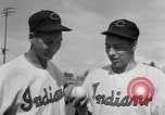 Standbild Cleveland Indians baseball team in Spring Training Tucson Arizona USA, 1954, aus Sekunde 34 historischem Filmmaterial Videoclip 65675050607