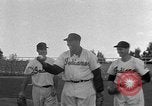 Standbild Cleveland Indians baseball team in Spring Training Tucson Arizona USA, 1954, aus Sekunde 40 historischem Filmmaterial Videoclip 65675050607
