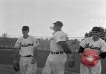 Standbild Cleveland Indians baseball team in Spring Training Tucson Arizona USA, 1954, aus Sekunde 41 historischem Filmmaterial Videoclip 65675050607