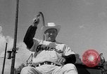 Standbild Cleveland Indians baseball team in Spring Training Tucson Arizona USA, 1954, aus Sekunde 45 historischem Filmmaterial Videoclip 65675050607