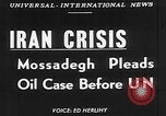 Image of Mohammad Mosaddeq New York United States USA, 1951, second 14 stock footage video 65675050618