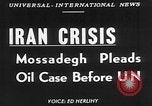 Image of Mohammad Mosaddeq New York United States USA, 1951, second 17 stock footage video 65675050618