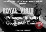 Image of Princess Elizabeth and Duke Phillip Toronto Ontario Canada, 1951, second 3 stock footage video 65675050619