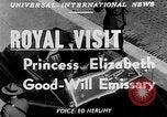 Image of Princess Elizabeth and Duke Phillip Toronto Ontario Canada, 1951, second 6 stock footage video 65675050619
