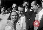 Image of Ralph Kiner and Nancy Chaffee Santa Barbara California USA, 1951, second 12 stock footage video 65675050621