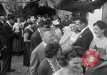 Image of Ralph Kiner and Nancy Chaffee Santa Barbara California USA, 1951, second 22 stock footage video 65675050621