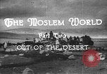 Image of caravan caught in a sand storm in desert of Saudi Arabia Saudi Arabia, 1936, second 3 stock footage video 65675050625