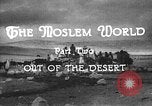 Image of caravan caught in a sand storm in desert of Saudi Arabia Saudi Arabia, 1936, second 7 stock footage video 65675050625