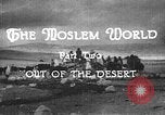 Image of caravan caught in a sand storm in desert of Saudi Arabia Saudi Arabia, 1936, second 11 stock footage video 65675050625
