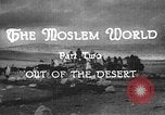 Image of caravan caught in a sand storm in desert of Saudi Arabia Saudi Arabia, 1936, second 12 stock footage video 65675050625