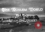 Image of caravan caught in a sand storm in desert of Saudi Arabia Saudi Arabia, 1936, second 14 stock footage video 65675050625